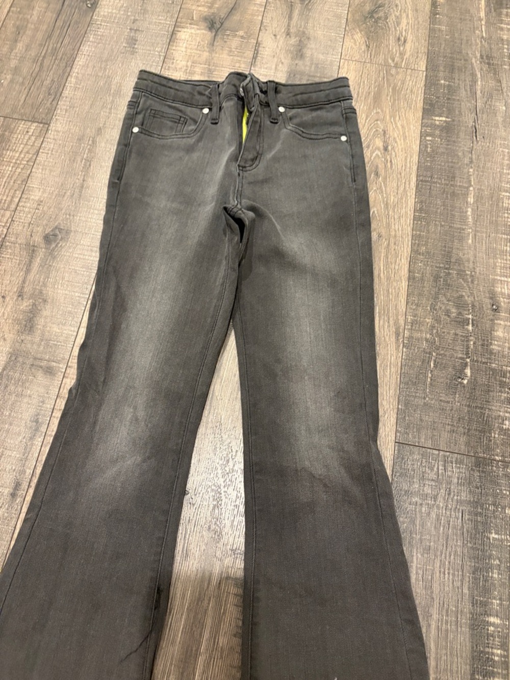 Epic Threads Women's Charcoal Black Flare Jeans